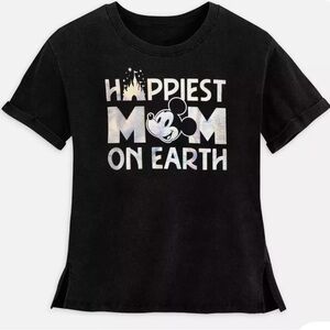 NWT Disney Parks 3X Happiest Mom on Earth top Mickey and Castle shirt